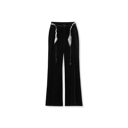 MH Black Women's Casual Pants MH Черные Женские Повседневные Брюки