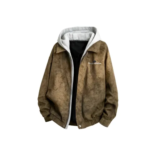 PAUL COSTELLOE Кожа Куртка Унисекс