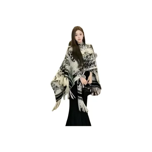 LANGQING Картина тушью Женские Плащи