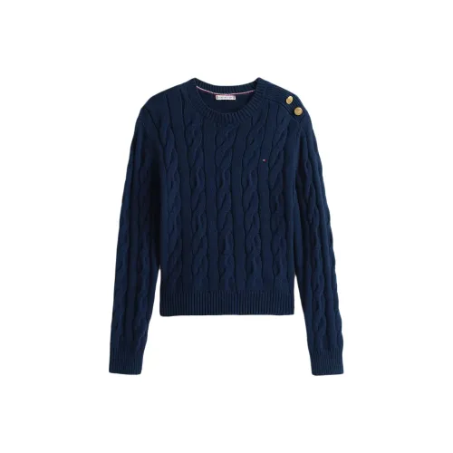 Tommy Hilfiger Темно-синие женские свитеры