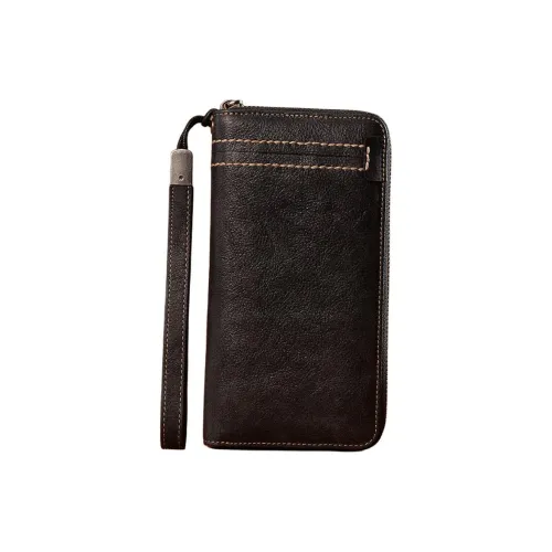 DIFENISE Кошелек из коровьей кожи мужской черный