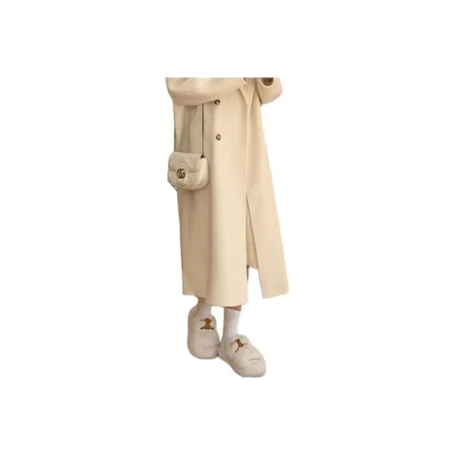 BONAS Овсяный Белый Женское Пальто