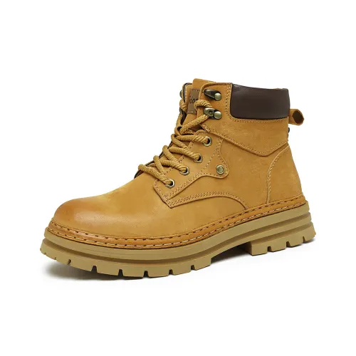 H2 Винтаж Платформа Британский стиль Мужская обувь Устойчивая к истиранию Модная обувь Мужские носки Crew Martin Boot Мужская