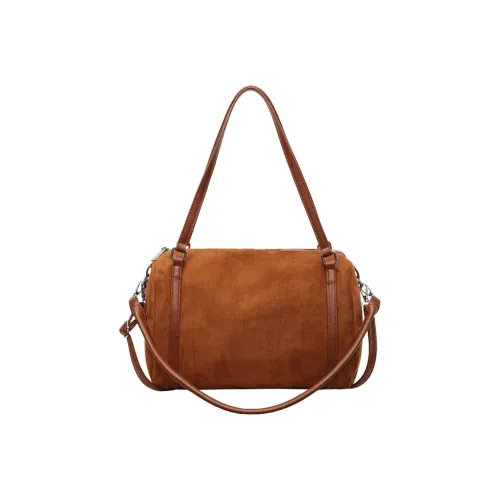 AUNG Замша Сумка через плечо Стандартная Черная Кофейная Коричневая