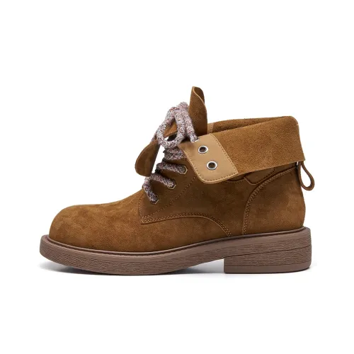 Joy Mario Martin Boots CAMEL Women's