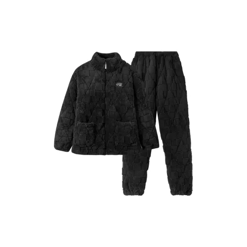 WANANNI Черный мужской комплект пижам