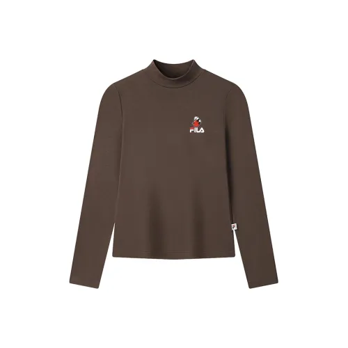 Fila Heritage T Рубашка Женская Песочный Рыжевато-коричневый