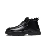 Черный [Кожа Обувь Размер: Размер 40 в этой модели = Спортивная Обувь 41]