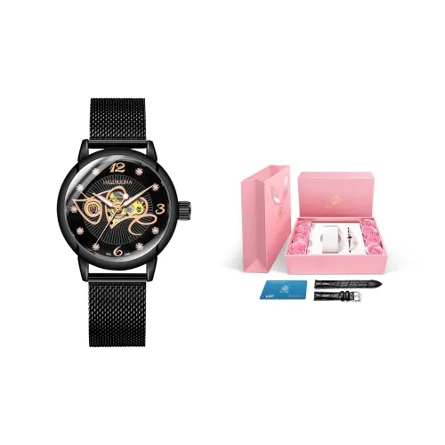 MG.ORKINA MG Механические часы Стальной ремешок Женские часы Многоцветный циферблат