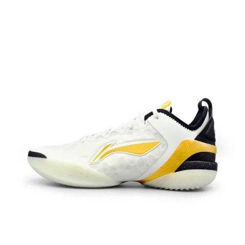 Yushuai 19V2 Подкладка Амортизация Устойчивость к истиранию Легкий Низкий Верх Баскетбольные кроссовки Мужские Белый Черный