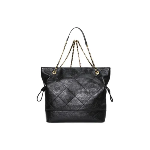 URBAN REVIVO Искусственная кожа Сумка через плечо Стандартная Женская Черная