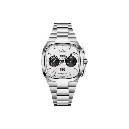 GLASHUTTE ORIGINAL Винтаж Автоматический Механический Часы Мужские 40*40 мм Белый Циферблат