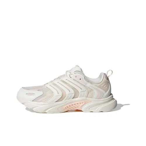 Adidas Climacool Ventania Износостойкий Низкий Топ Резиновый Повседневные Беговые Кроссовки Женские Белые Розовые