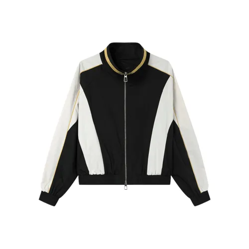 LOUISY AO Черный и Бежевый Женские Куртки