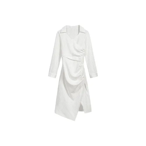 FLIM Длинное платье с длинными рукавами женское