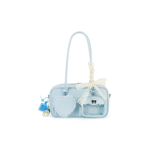 THE JUNCO ПУ (полиуретан) Ит-Сумка Женская Светло-Синяя