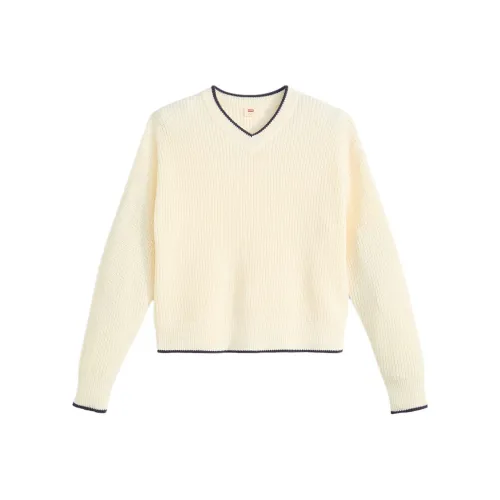 Levis Тофу Белый Женские Свитера