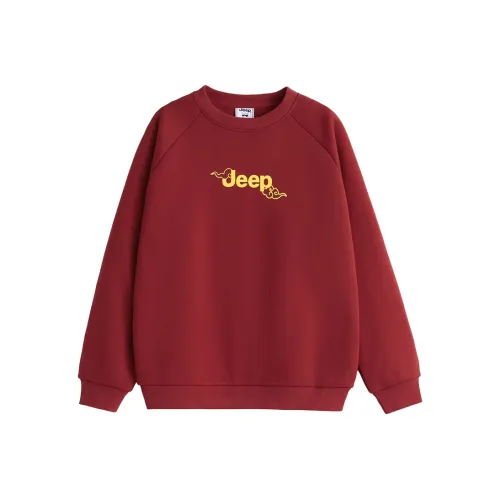 Jeep Рождественский красный Свитшоты для школьного возраста