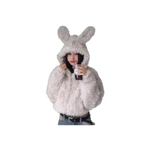 COHX Абрикос Женские Меховые изделия