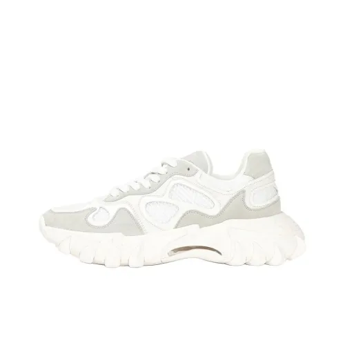 BALMAIN Амортизация Низкий Топ Спортивный Лайфстайл Повседневная Обувь Мужская Белый Серый