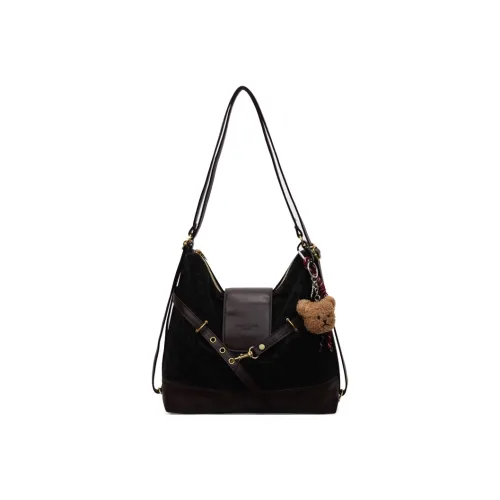 Chinllo ПУ (полиуретан) Сумка Стандартная Черная Кофейная Коричневая