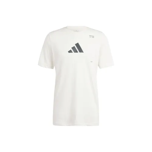 Adidas T-Shirt Мужская Розовая Белая