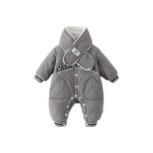 XiaoJinBu Темно-серый Малыш Комбинезоны Ползунки