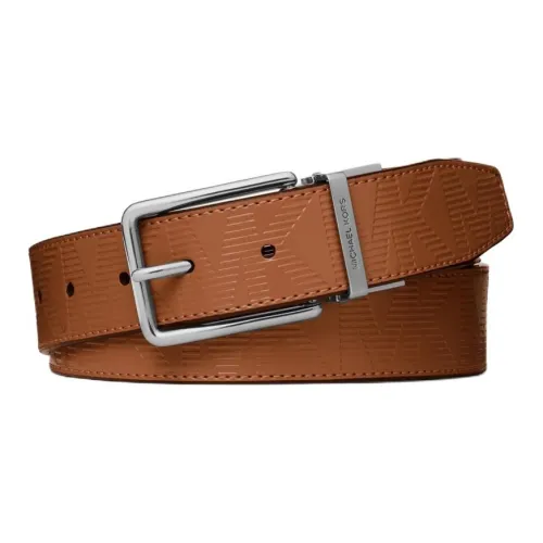 MICHAEL KORS Ремни из коровьей кожи мужской кожа коричневый