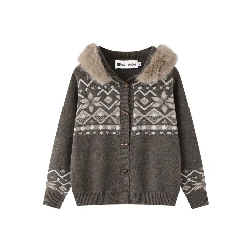 BEAR UNION Кофейный Унисекс Трикотаж