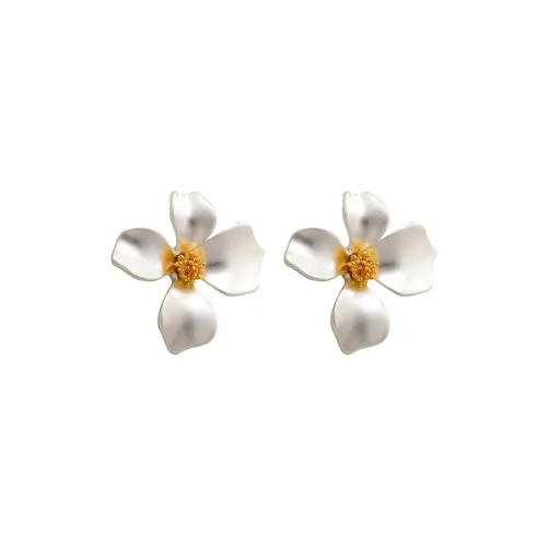 Rhymes Серьги с золотым покрытием из меди женские