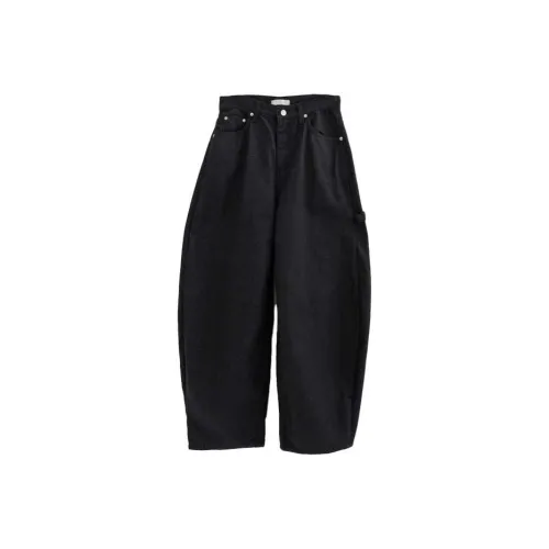 LOWEAR Не выцветание Шипы Крест Деним Брюки Джинсы Женские