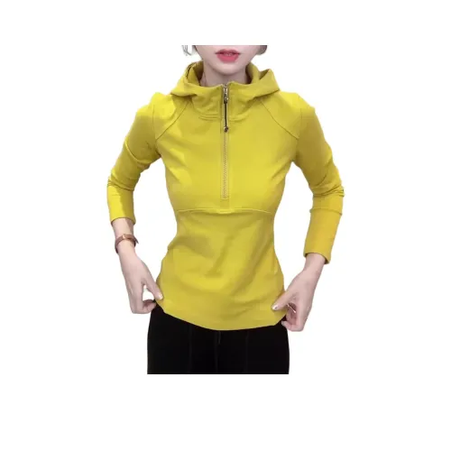 Mu Xiao Xin Желтый Бесплатная доставка с бренд наклейкой Женские свитшоты