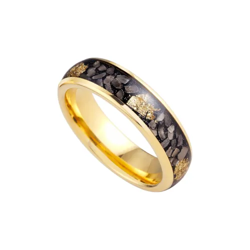 Saya 857 Тунгстен Золото Кольца Унисекс