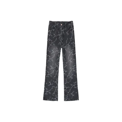 The Simpsons Черный Серый Унисекс Джинсы