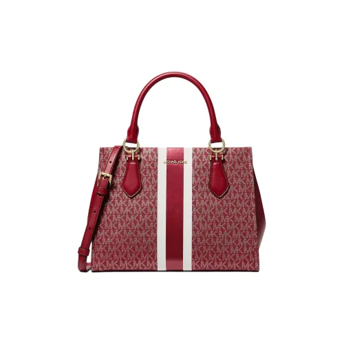 MICHAEL KORS Marilyn Холст Одно Плечо Сумка Средний Женский Вишнево-Красный