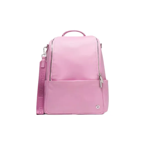Lululemon Нейлон Рюкзак Стандартный Женский Розовый
