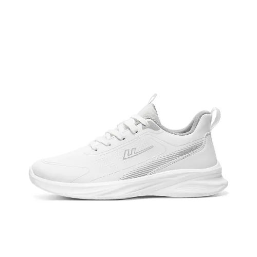 Кроссовки Warrior для бега низкий топ белые и серые мужские