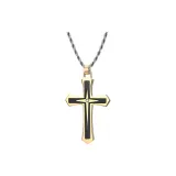 Ожерелье с золотым крестом
