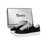 Белый, черный, серый (серые шнурки)