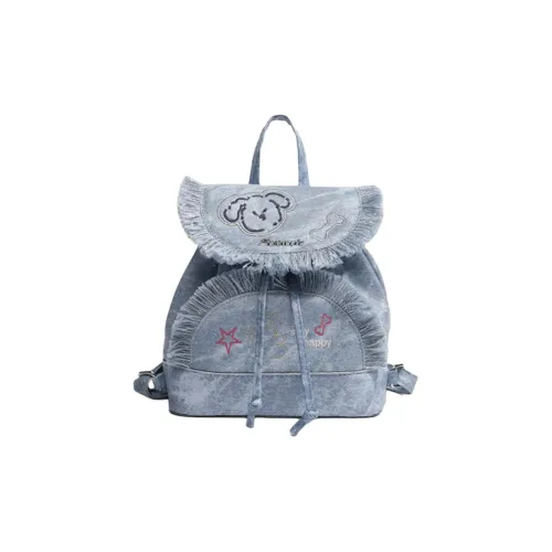 DALO Рюкзак из искусственной кожи, стандартный, женский, синий