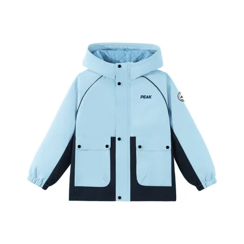 PEAK Темно-синий Синий Английский язык K+PK Черный Силикон Наклеенный K Детские софтшелл-куртки