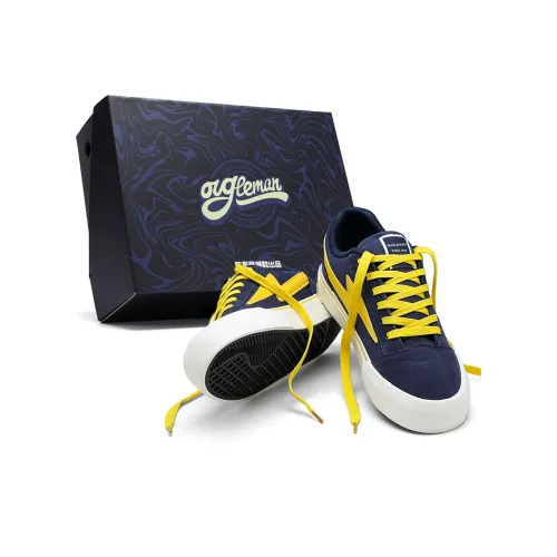 OUGLEMEN Покрытие Устойчивое к истиранию Легкий И Дышащий Низкие Кроссовки для скейтбординга Унисекс