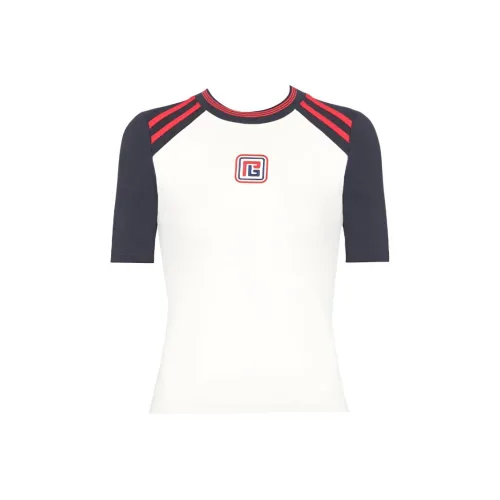 BALMAIN T-рубашка женская морской синий