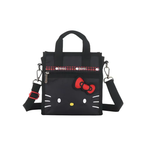 LeSportsac Hello Kitty Collaboration Плечевой ремень Одно плечо Сумка Обычный Унисекс Черный