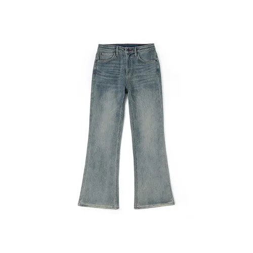 Женские джинсы Lee co-branded модели светло-синие