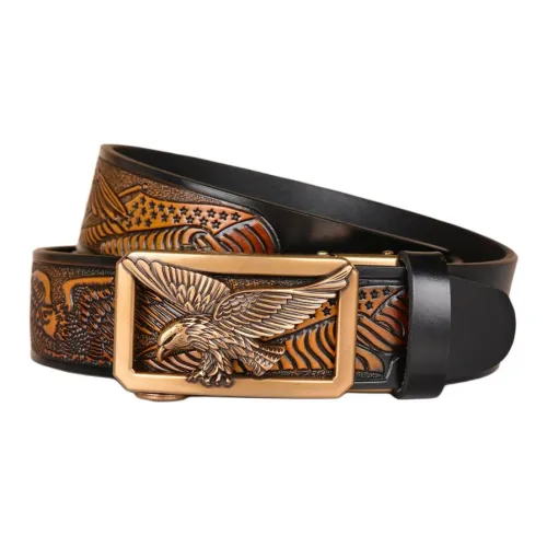 Devanro Ремни из коровьей кожи Мужской 3,5 см