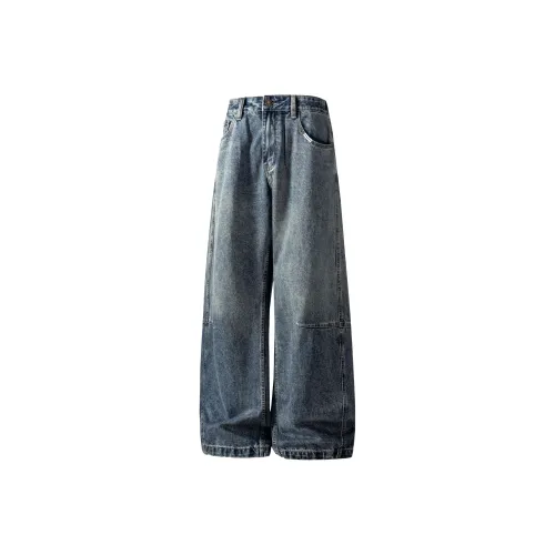 Fingercroxx Blue Unisex Jeans Фингеркрокс Синий Унисекс Джинсы