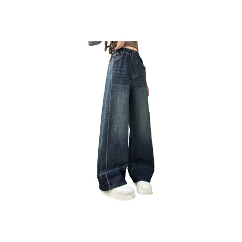 GOYN Повседневные Джинсы Весенние Осенние Синие Подростки