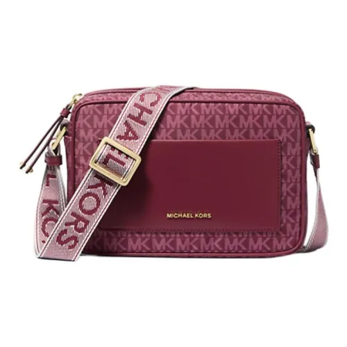 MICHAEL KORS Jet Set Полиэстер Camera Сумка Сумка через плечо Большая Женская Фиолетовая