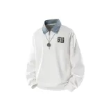 Белый с принтом